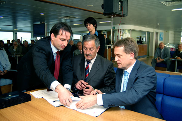 2008.05.06 – Zadar - Potpisivanje ugovora o sufinanciranju županijskih luka